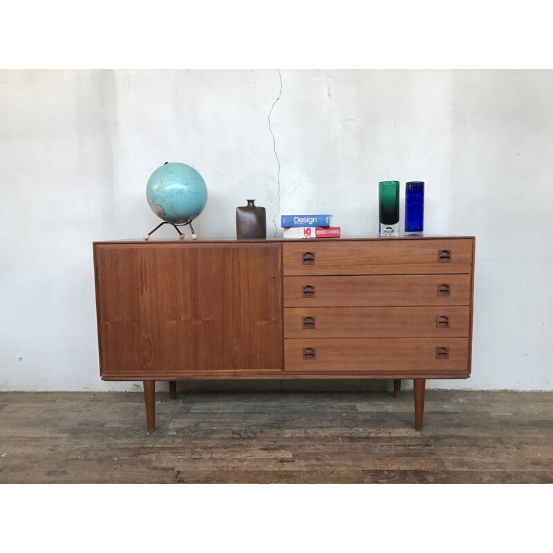 Petite Enfilade scandinave en teck - 1960