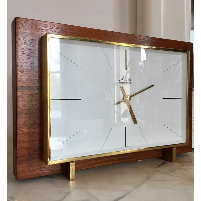 Vintage clock Kienzle hazel wood - 1960s