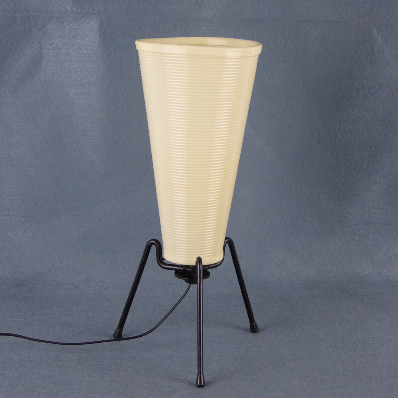 Vintage tripod lamp in rotaflex - 1950s