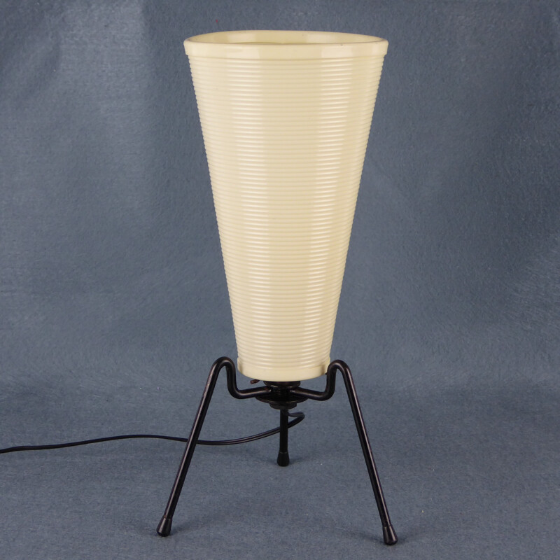 Vintage tripod lamp in rotaflex - 1950s