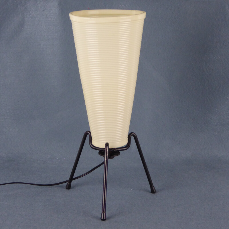 Vintage tripod lamp in rotaflex - 1950s