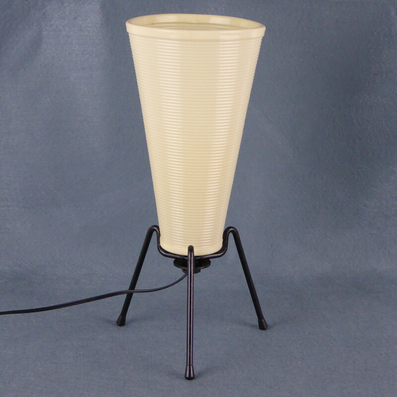 Vintage tripod lamp in rotaflex - 1950s