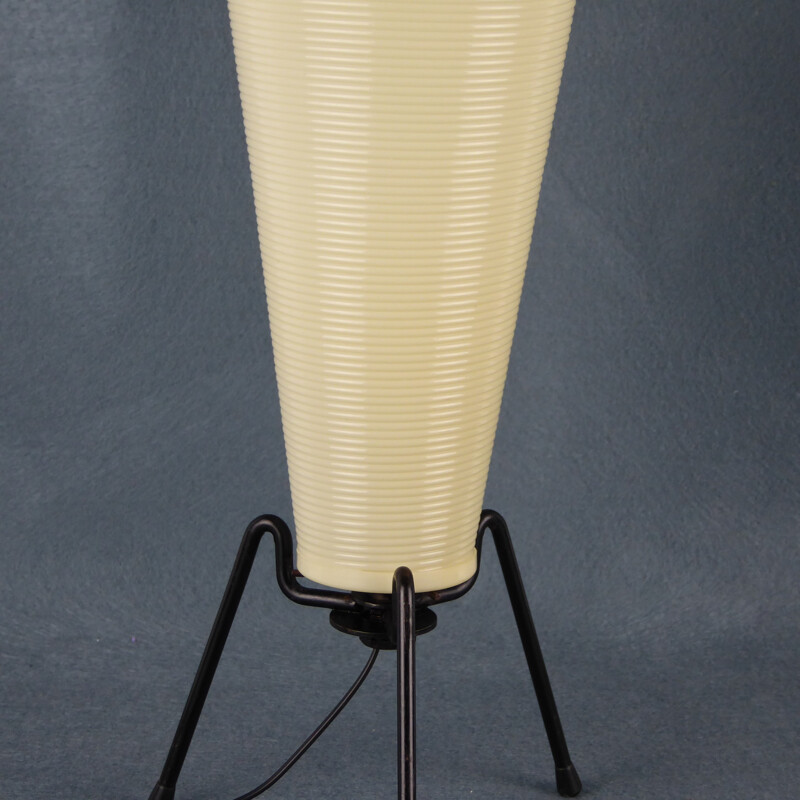 Vintage tripod lamp in rotaflex - 1950s