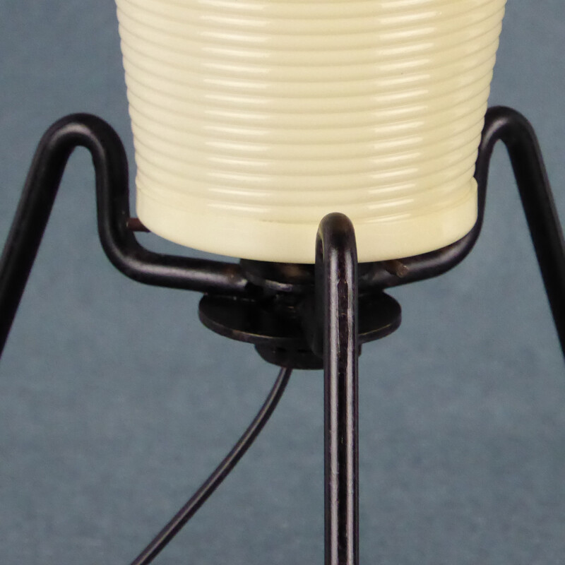 Vintage tripod lamp in rotaflex - 1950s