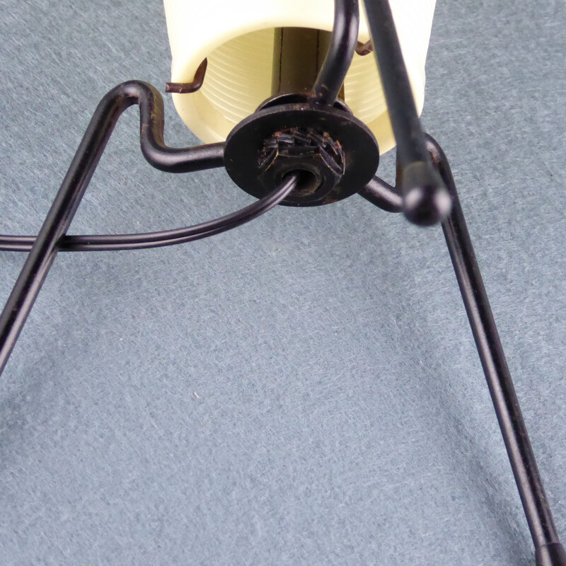 Vintage tripod lamp in rotaflex - 1950s