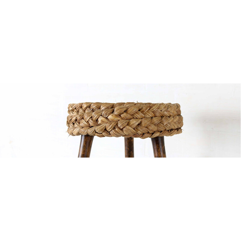 Tabouret scandinave vintage - 1970