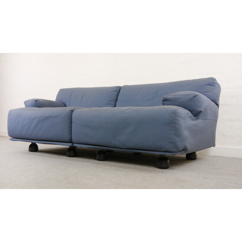 2-seater sofa model "Fiandra" by Vico Magistretti for Cassina - 1970s