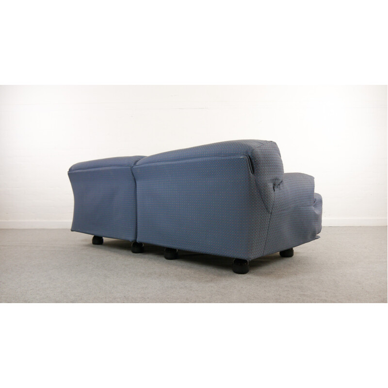 2-seater sofa model "Fiandra" by Vico Magistretti for Cassina - 1970s