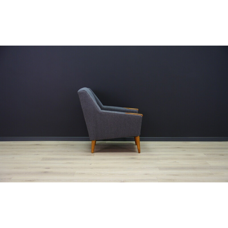 Fauteuil en bois vintage classique - 1960