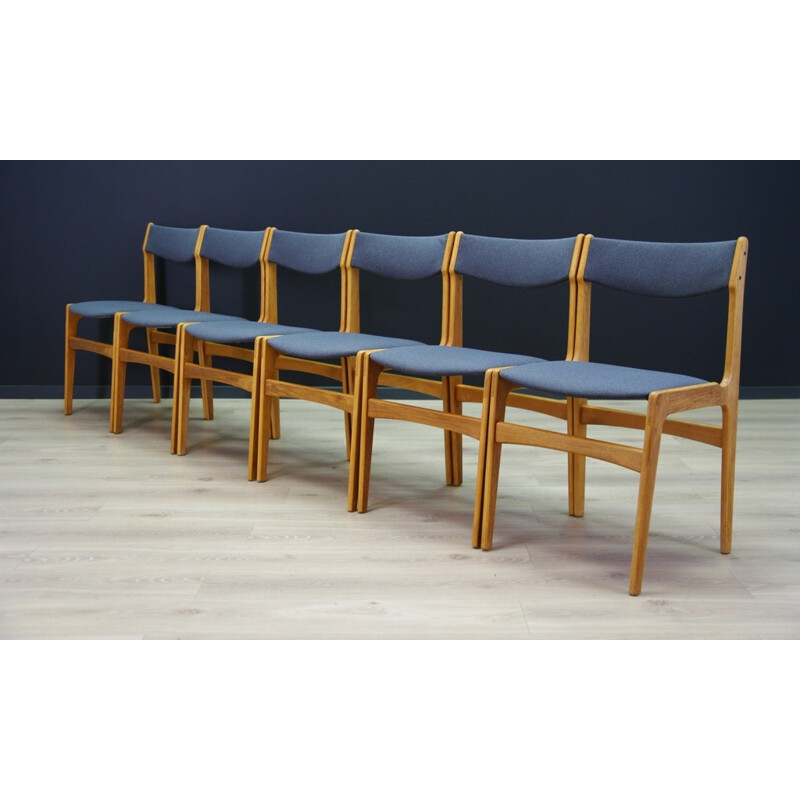 Chaises en frêne au design scandinave - 1960