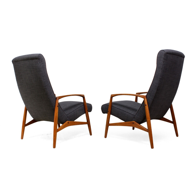 Set of 2 Vintage Armchairs by Elm - 1960s