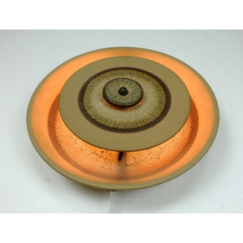 Applique vintage en céramique pour Backhausen et Brandborg soholm - 1960