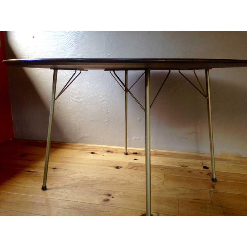 Vintage rosewood high table model 3600 by Arne Jacobsen - 1950s