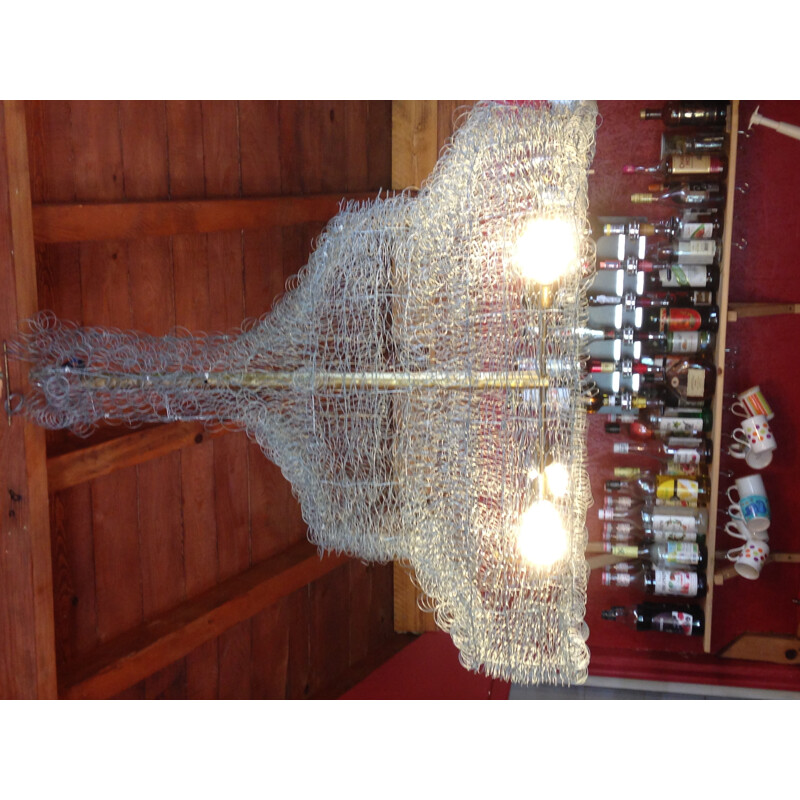 Vintage metal ceiling lamp - 2000