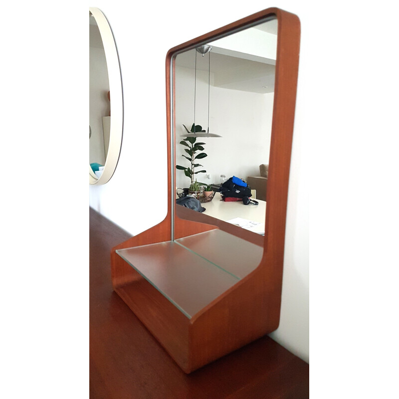 Vintage vanity mirror by Friso Kramer for Auping - 1950s