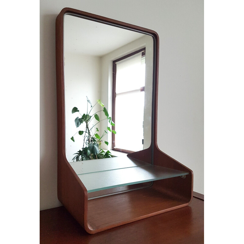 Vintage vanity mirror by Friso Kramer for Auping - 1950s