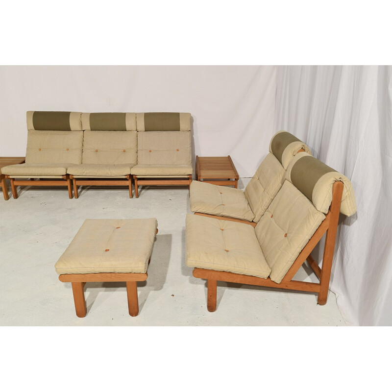 Vintage Danish Complete Danish Lounge Set by Bernt Petersen - 1970s