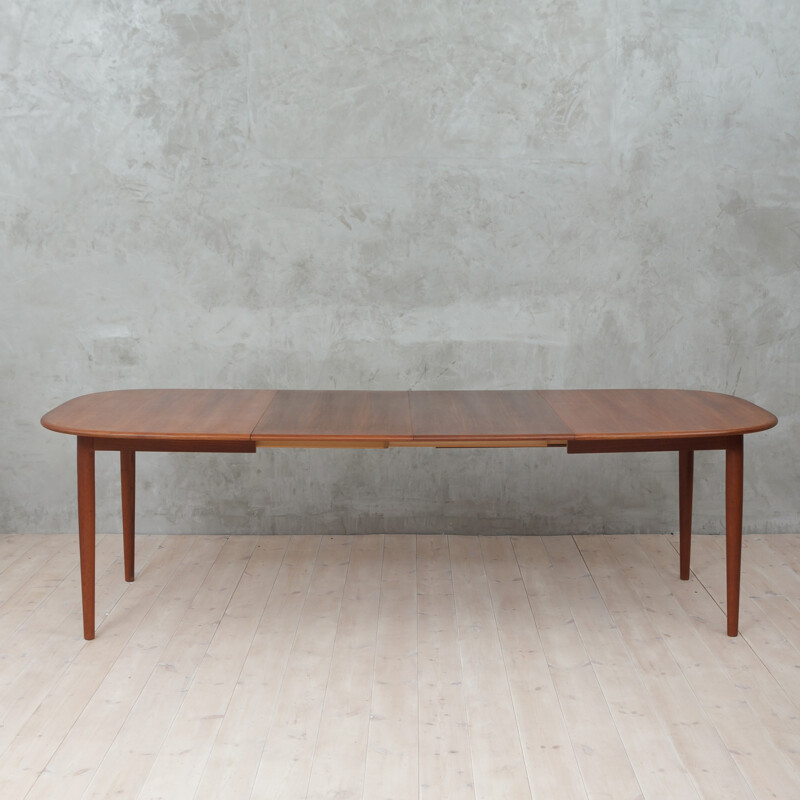 Vintage teak dining table by Skovmand & Andersen - 1960s