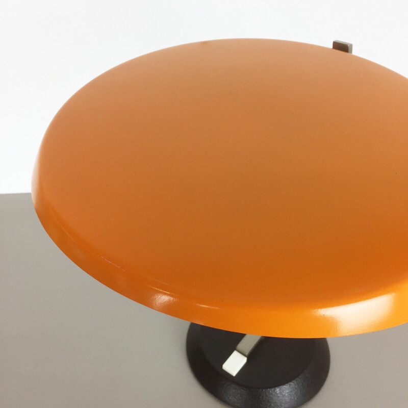 Mid-century Modernist orange ochre Sputnik Table Light for KAISER LEUCHTEN Lights - 1970s