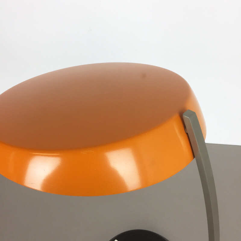 Mid-century Modernist orange ochre Sputnik Table Light for KAISER LEUCHTEN Lights - 1970s