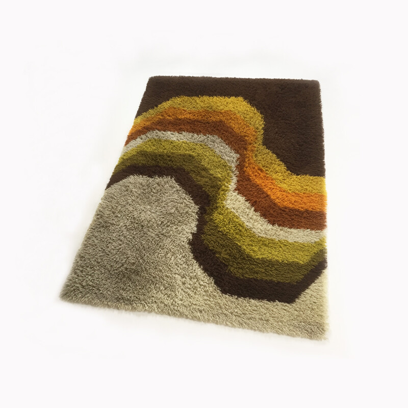 Tapis Rya Vintage à poils longs de Desso Netherlands - 1970