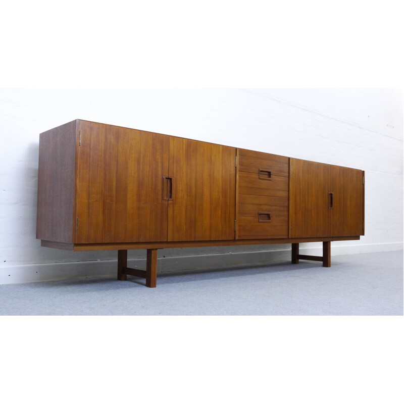 Vintage Scandinavian Teak Sideboard with 4 drawers - 1960s 