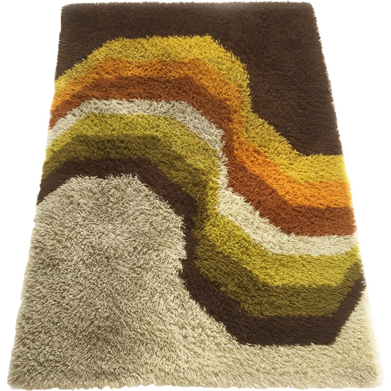 Tapis Rya Vintage à poils longs de Desso Netherlands - 1970