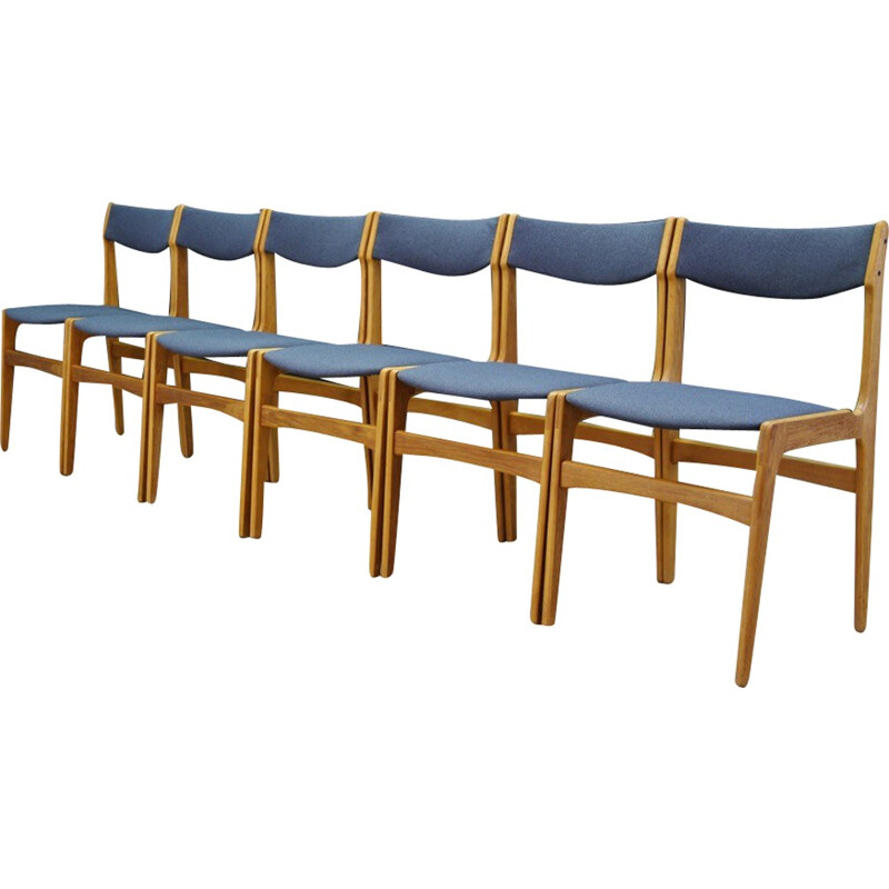 Chaises en frêne au design scandinave - 1960