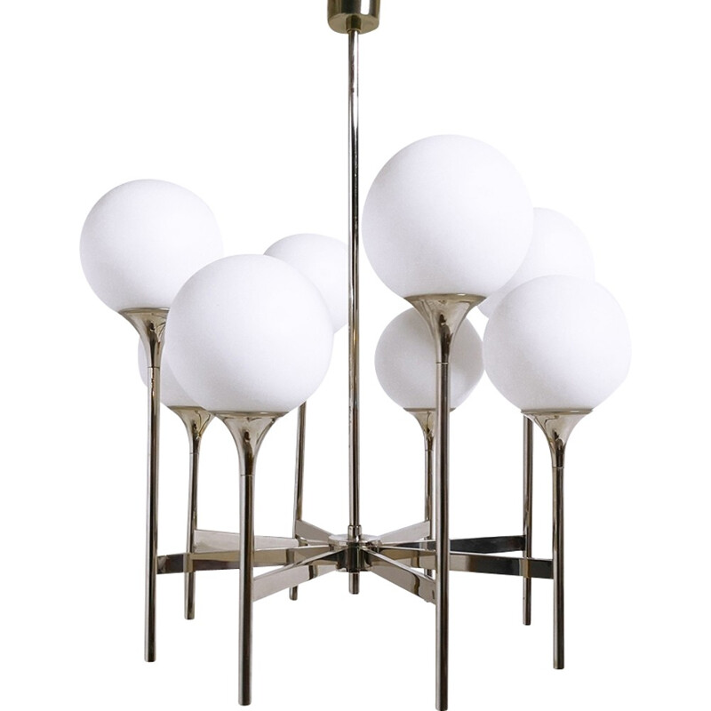 Vintage chandelier by Gaetano Sciolari - 1970s