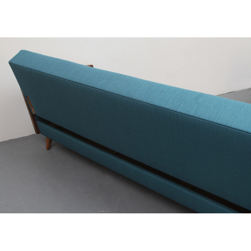 Convertible sofa daybed in Petrol - 1960s