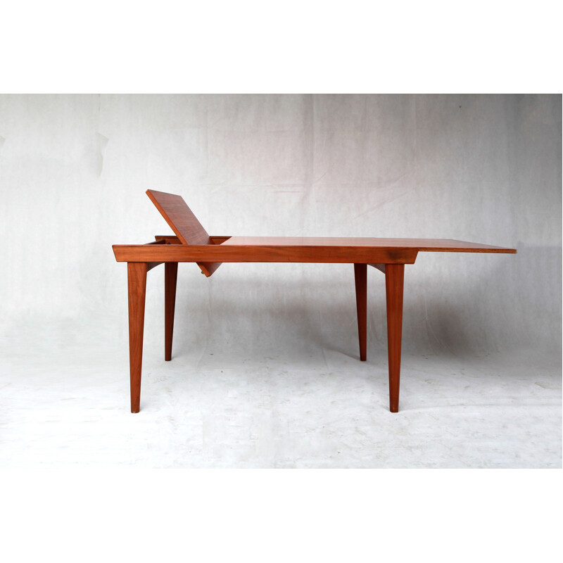 Table scandinave vintage en teck - 1960