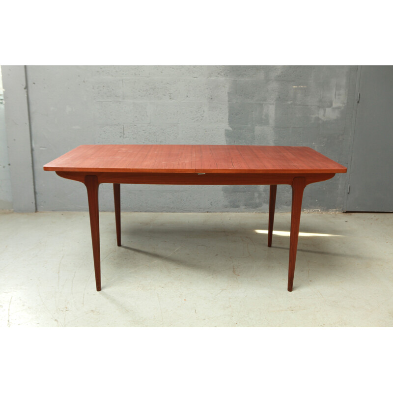 Vintage scandinavian table in teak - 1960s