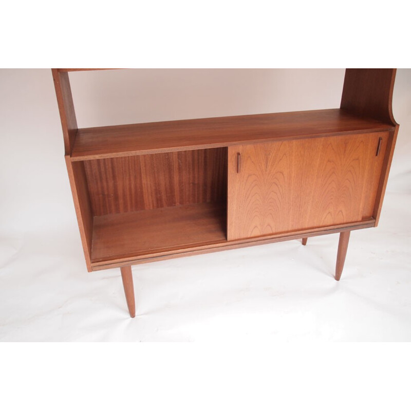 Vintage "room divider" bookcase shelf - 1970s