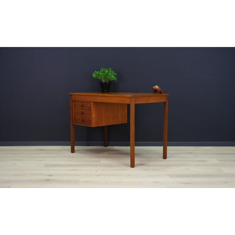 Vintage Scandinavian Teak Working Desk - 1960s