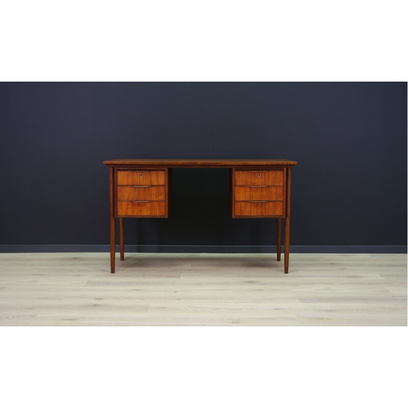 Vintage working desk in teak - 1960s