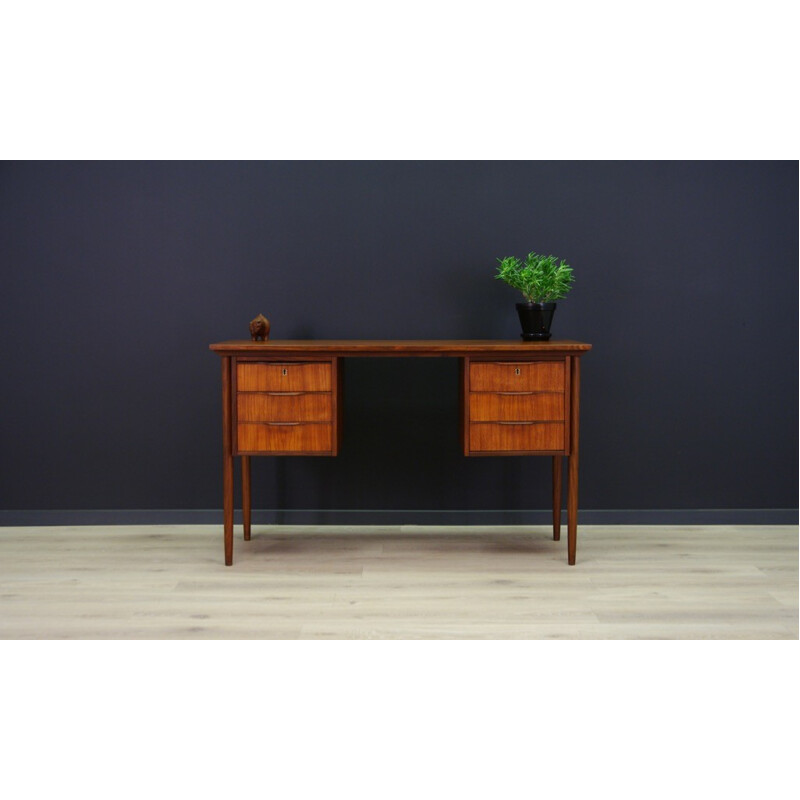 Vintage working desk in teak - 1960s