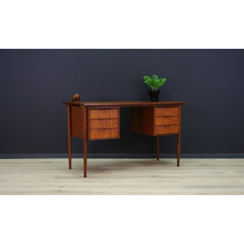 Bureau de travail vintage scandinave - 1960