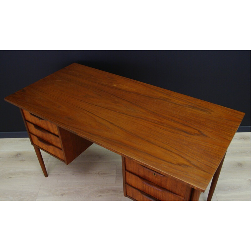 Vintage working desk in teak - 1960s