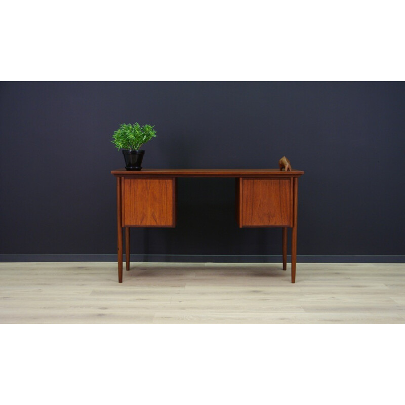 Vintage working desk in teak - 1960s