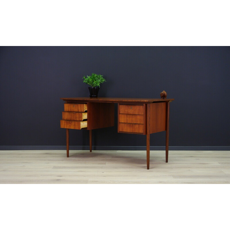 Bureau de travail vintage scandinave - 1960