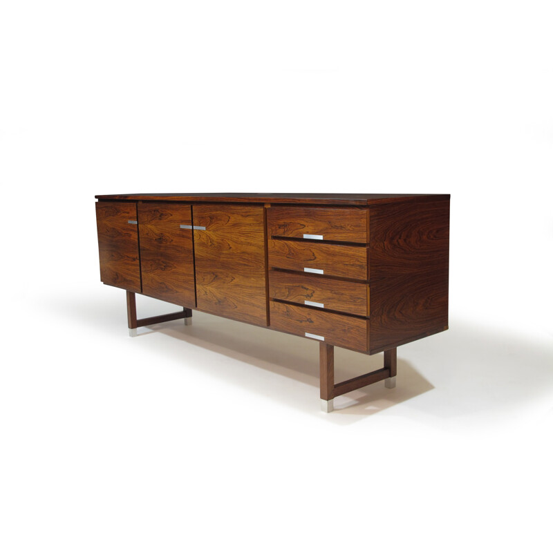 Vintage Rosewood Sideboard by Kai Kristiansen for FM Møbler - 1960s