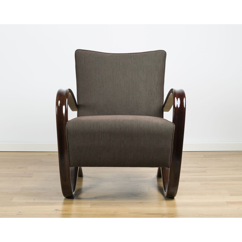 Fauteuil lounge vintage H-269 de Jindrich Halabala - 1930