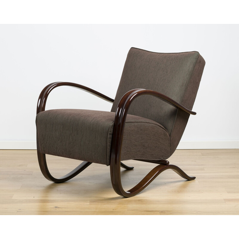 Vintage H-269 loungechair by Jindrich Halabala - 1930s