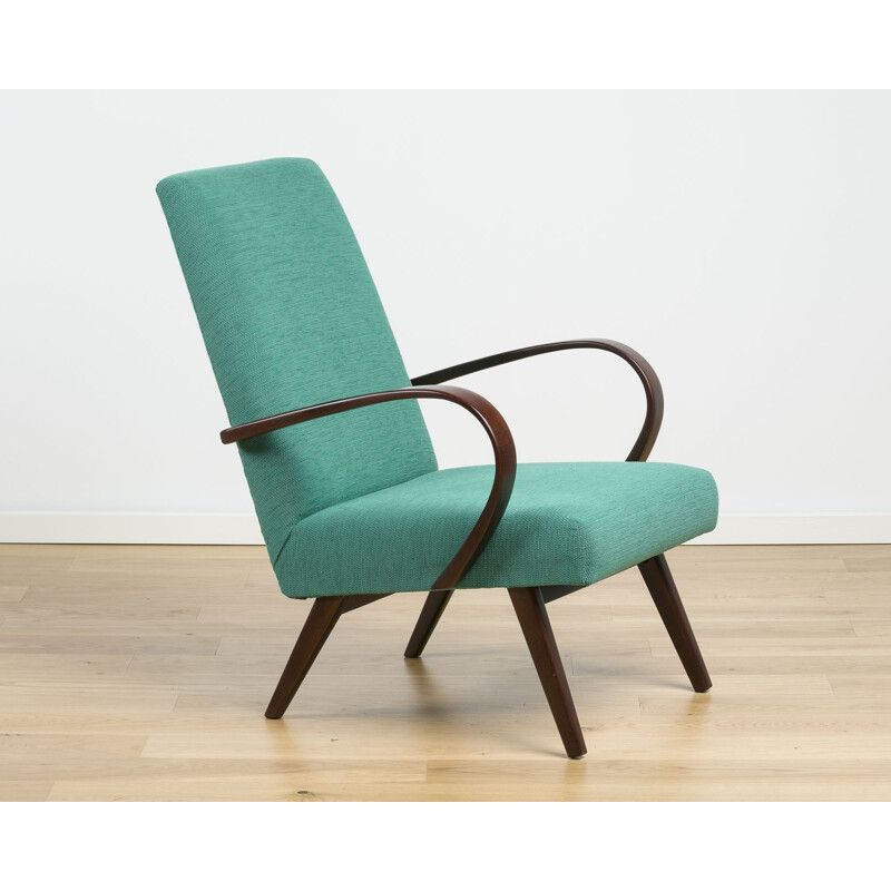 Vintage type 53 armchair by Jaroslav Smídek for TON - 1950s