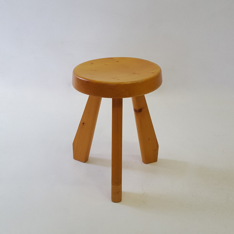 Vintage stool "Sandoz" by Charlotte Perriand - 1960s