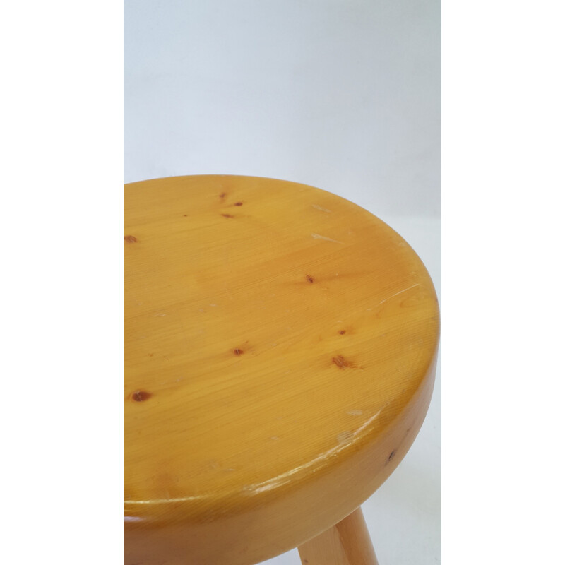 Vintage stool "Sandoz" by Charlotte Perriand - 1960s