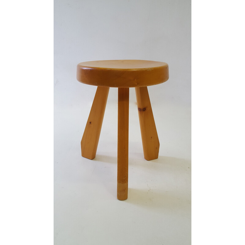 Vintage stool "Sandoz" by Charlotte Perriand - 1960s