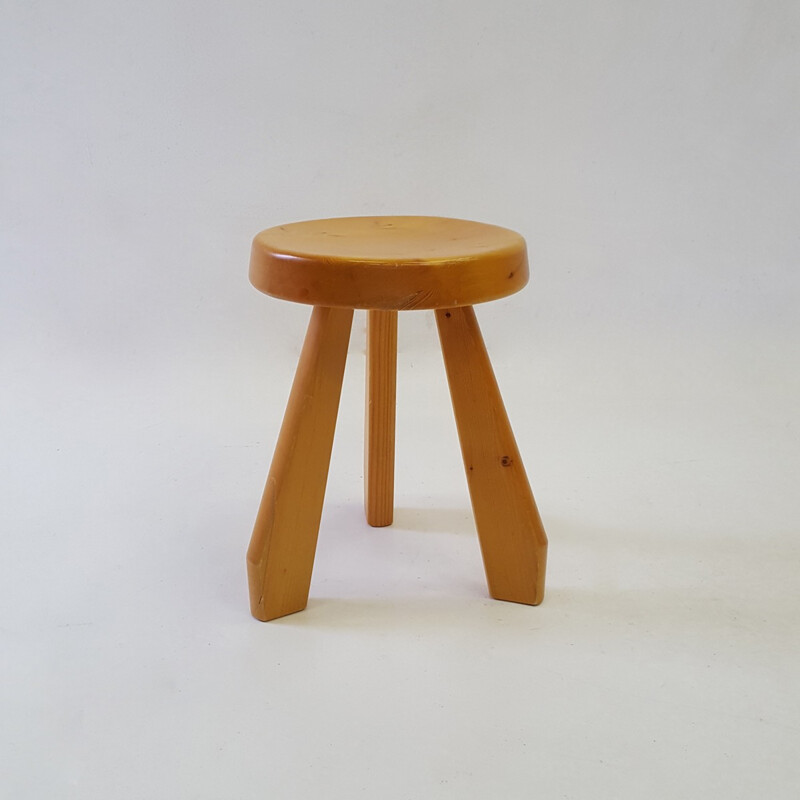 Vintage stool "Sandoz" by Charlotte Perriand - 1960s