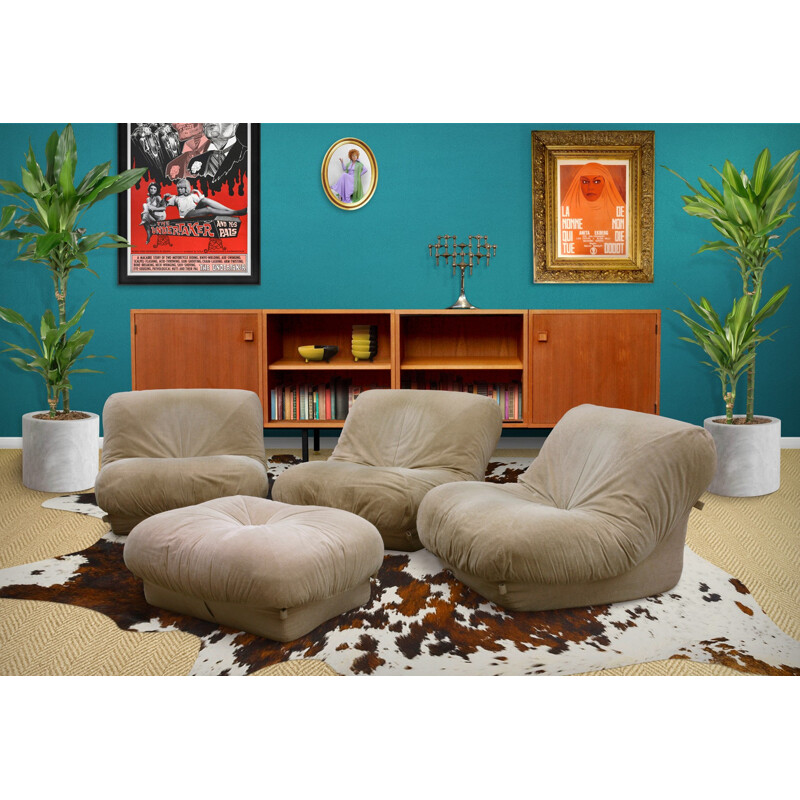 Airborne modular living room set of sofa - 1960s