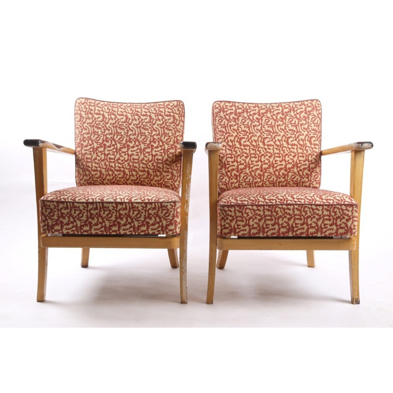 Paar vintage Thonet fauteuils - 1940